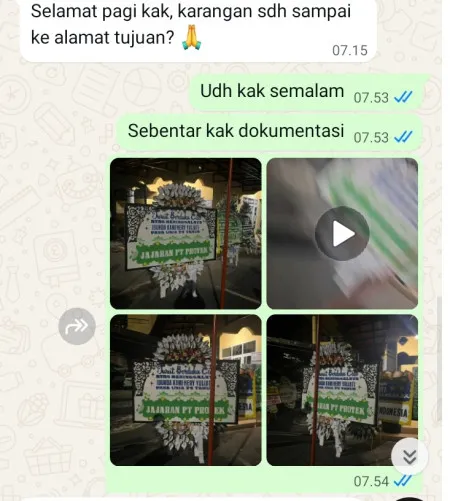 Pengiriman Papan Bunga Selamat Ruko Alam Sutera